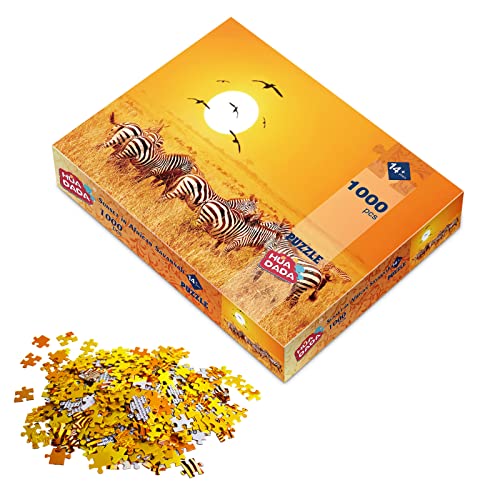 African Savannah Sunset Puzzle 1000 Piezas Beautiful Landscape Puzles 1000 Adultos Ideas de Regalos