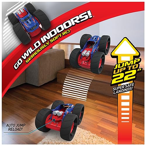 Air Hogs Super Soft, Jump Fury with Zero-Damage Wheels, Extreme Jumping Remote Control Car, Kids’ Toys for Kids Aged 4 and up, 1:15 Scale