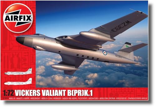 Airfix A11001A Vickers Valiant Series 11 - Kit de Modelo a Escala 1:72, Color Blanco, 45,6 x 48,8 x 13,61 cm