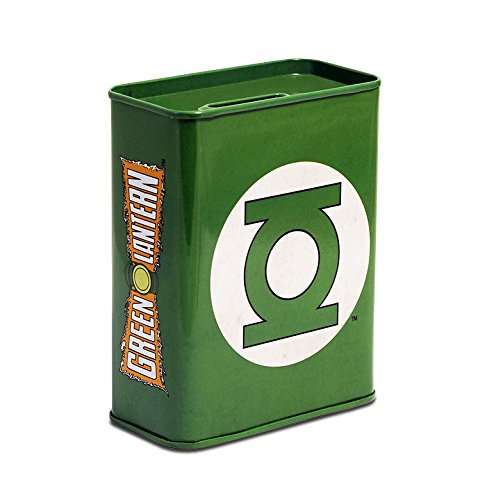 Alcancia Linterna Verde Logotipo - Cerdito Hucha DC Comics - Green Lantern - Logo - Piggy Bank Superhéroe - Diseño Original con Licencia - Logoshirt