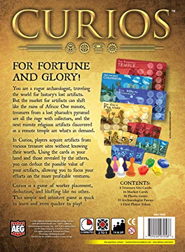 Alderac Entertainment 7058 Curios - Juego de Mesa [Importado de Alemania]