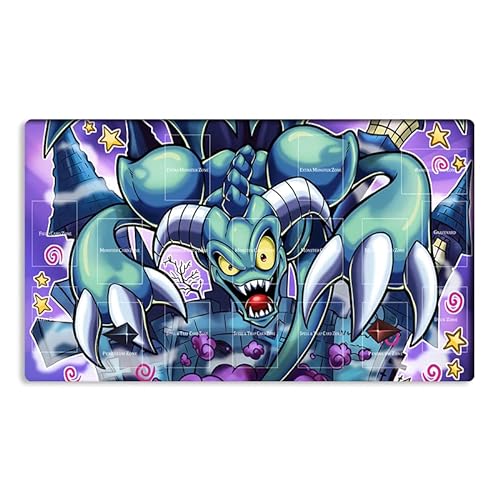 Alfombrilla de juego Mlikemat con calavera invocada a toon, TCG CCG OCG, con zonas + bolsa gratis (ZD014-751-A)