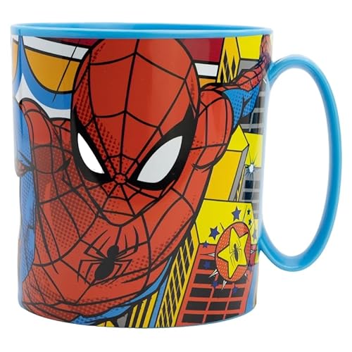 ALMACENESADAN 2656; Taza microondas Spiderman; capacidad 350 ml; producto de plástico; No BPA