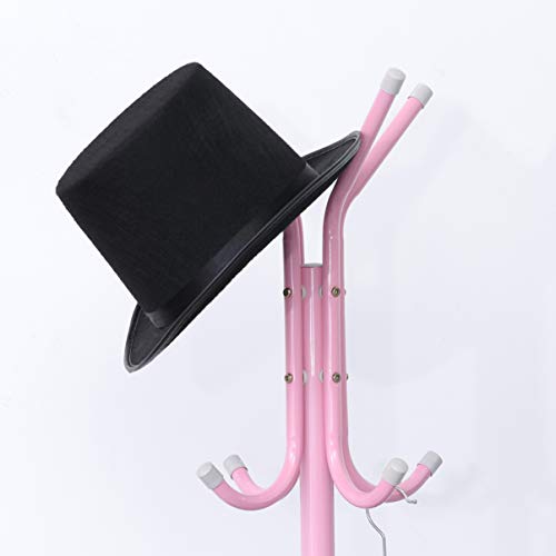 Amosfun - Sombrero cilíndrico Lincoln, Sombrero de Magia, Sombrero de Danza para Disfraz, Sombrero de Fiesta para Hombres y Mujeres (Negro), Bebé - niño, Negro, Medium