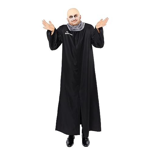 amscan 9917661 Disfraz de Halloween para hombre, con licencia oficial del tío Fester Addams, multicolor, L