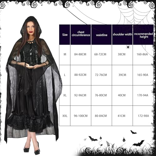 Amsixnt Halloween Costume Women, Disfraz de Novia Cadaver, Disfraz de Novia Cadaver Niña, Disfraz de Vampiro para Halloween,Carnaval, Cosplay