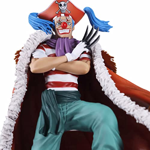 Anime Figura, Modelo De Personaje De Anime One Piece Buggy Pvc, Los FanáTicos Del Anime Coleccionan Figuritas De Juguete