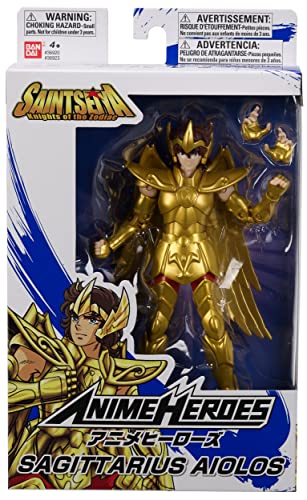 Anime Heroes - Saint Seiya: Caballeros del Zodiaco - Figura de acción de Sagitario Aiolos