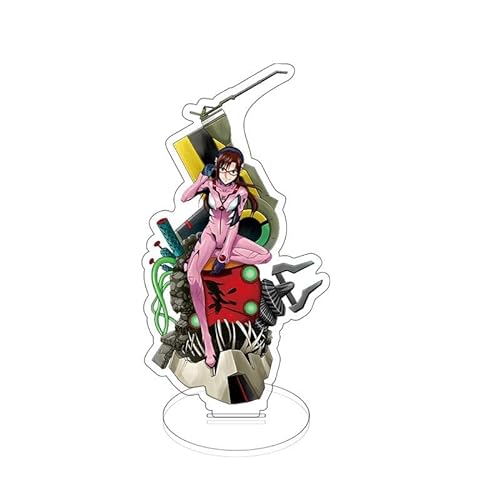 Anjinguang Ayanami Rei/Asuka Langley Soryu - Figura de pie de acrílico, personaje de anime, modelo coleccionable, estatua de retrato, modelo de escritorio, 15 cm