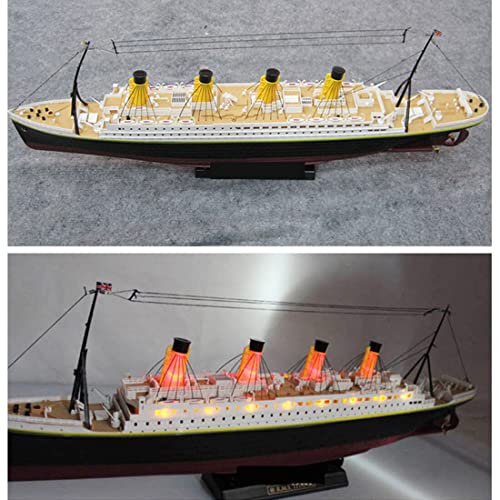 APAP NQD Titanic - Modelo de barco de agua teledirigido (2,4 G, RC, 3 canales, con luces LED (RTR)