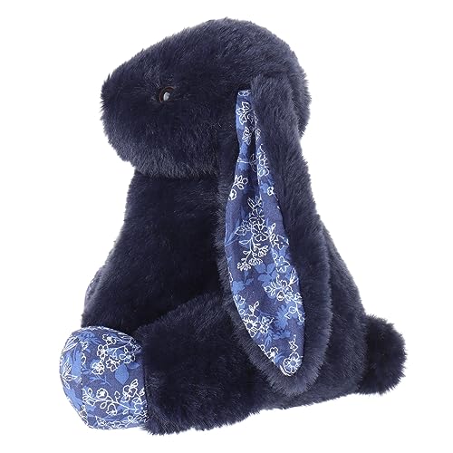 Apricot Lamb Field Bunny Deep Blue – Peluche de peluche para niñas, niños y bebés – Peluche esponjoso para jugar, coleccionar y abrazar – Peluche de hipopótamo