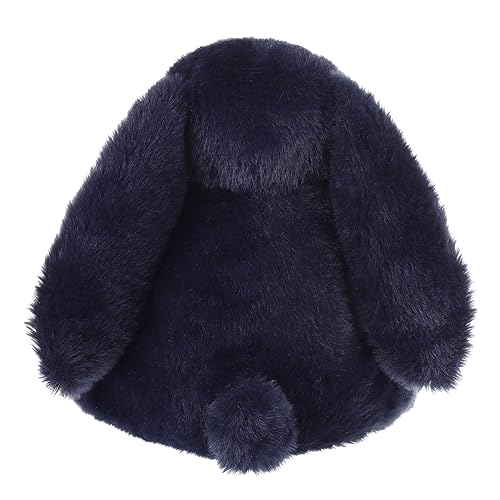 Apricot Lamb Field Bunny Deep Blue – Peluche de peluche para niñas, niños y bebés – Peluche esponjoso para jugar, coleccionar y abrazar – Peluche de hipopótamo