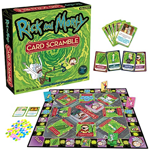 AQUARIUS - Juego de mesa Rick and Morty Card Scramble