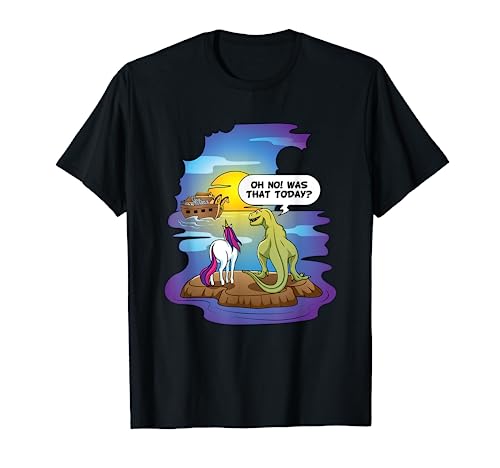 Arca de Noé Christian Bibble El Último Dinosaurio Unicornio Camiseta