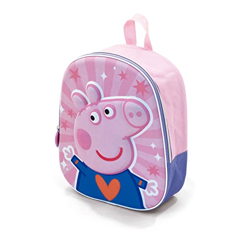 ARDITEX PP13162 Mochila 3D de 26x31x10cm de EONE-Peppa Pig