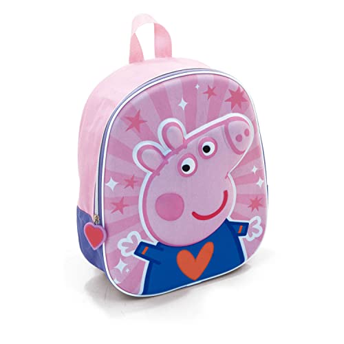 ARDITEX PP13162 Mochila 3D de 26x31x10cm de EONE-Peppa Pig