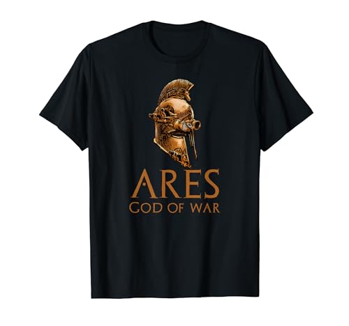 Ares - God Of War - Steampunk Ancient Greek Spartan Helmet Camiseta