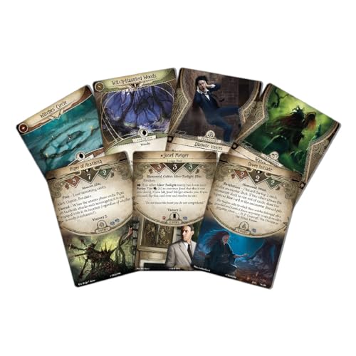 Arkham Horror The Card Game The Circle Undone Campaña Expansion,Juego de terror,Juego de misterio,Juego de cartas cooperativas,Tiempo de juego promedio 1-2 horas,Fabricado por Fantasy Flight Games