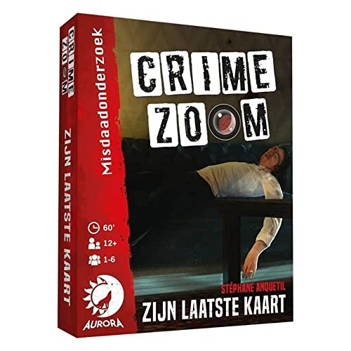 Asmodee Enigma Distribution benelux b.v. Crime Zoom Case 1 - His Last Card - Juego de Cartas - Una verdadera Experiencia de Escape Room - para Toda la Familia [ES]