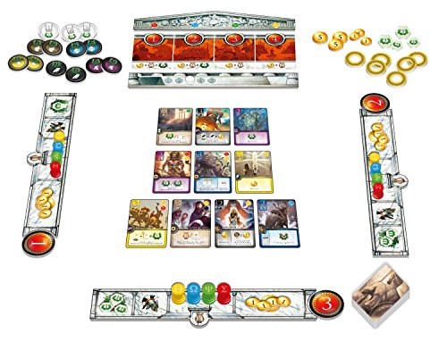 Asmodee Juego de Mesa Elysium + Play Mat, Juegos de Cartas, Los Mejores Precios