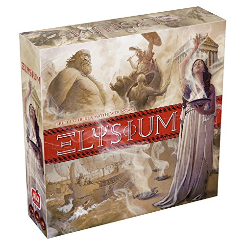 Asmodee Juego de Mesa Elysium + Play Mat, Juegos de Cartas, Los Mejores Precios