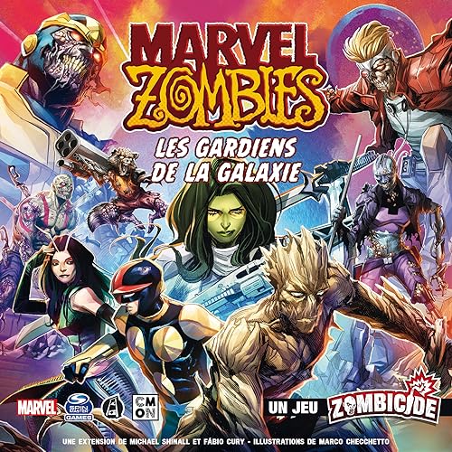 Asmodee- Marvel Juego de Mesa, CMNMZB07FR, Extensión: Los Guardianes de la Galaxia