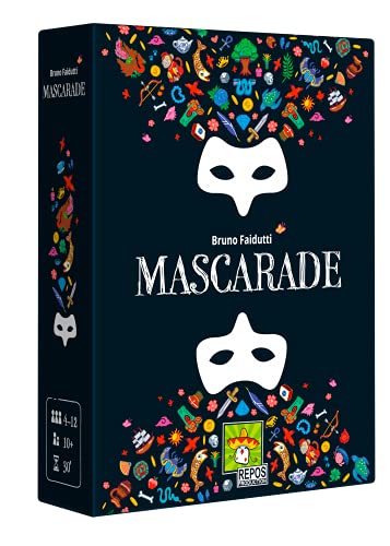 Asmodee - Mascarade, edición 2021, Juego de Mesa, Idioma Italiano, 8409, de 4 a 6 Jugadores