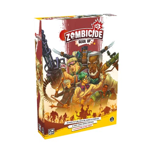 Asmodee - Zombicide: Gear Up - Juego de Mesa, 1-6 Jugadores, 14+ Años, Edición en Italiano