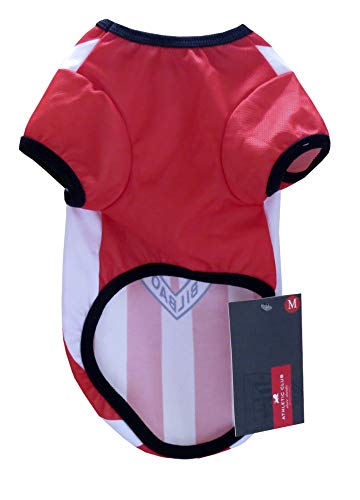 Athletic Club Bilbao - Camiseta para Perro o Gato, 8 Tallas Disponibles, Equipación del Equipo, Talla M, Calidad Alta, Producto Oficial (CyP Brands)