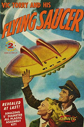 Atlantis AMC1009 Vic Torry and His Flying Saucer UFO - Platillo, Multicolor