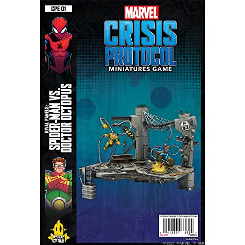 Atomic Mass Games Marvel Crisis Procol - Rival Panels: Spider-Man VS Doctor Octopus - Juego de Miniaturas en Inglés (ATOCPE01EN)