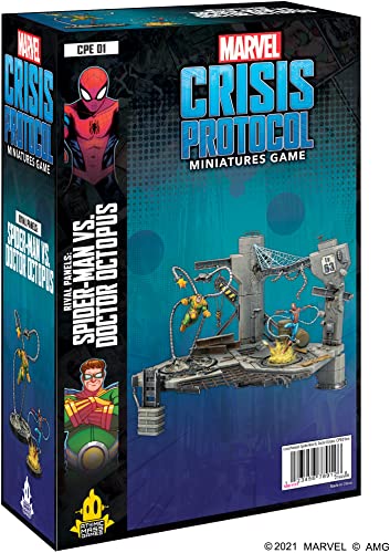 Atomic Mass Games Marvel Crisis Procol - Rival Panels: Spider-Man VS Doctor Octopus - Juego de Miniaturas en Inglés (ATOCPE01EN)