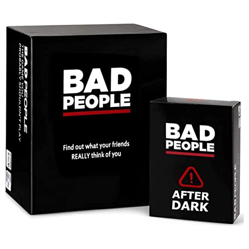 BAD PEOPLE Conjunto Completo (El Juego de Fiesta Que Probablemente no deberías Jugar y el Paquete de expansión Brutal de NSFW)