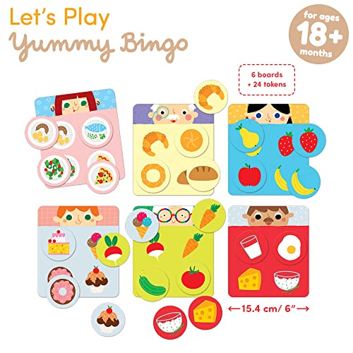 Banana Panda Let's Play Yummy Bingo 18m+ UN Juego niños pequeños a Partir de 18 Meses