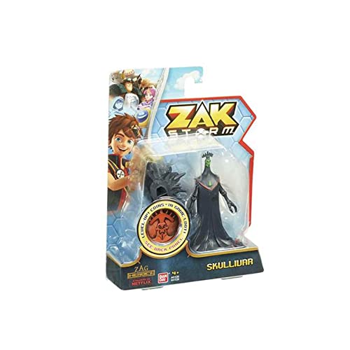 Bandai- Figura articulada Zak Storm, 41530, Multicolor, 8 cm