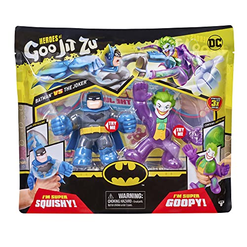 Bandai - Heroes of Goo JIT Zu - Figura DC Héroes Pack 2 Figuras Batman Vs Joker 28X26,5X6 Cm