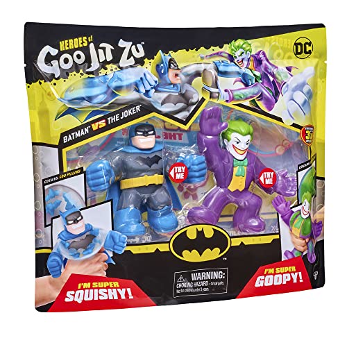 Bandai - Heroes of Goo JIT Zu - Figura DC Héroes Pack 2 Figuras Batman Vs Joker 28X26,5X6 Cm