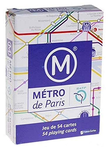 Baraja de Poker francés 54 Cartas Metro de París