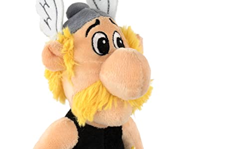 Barrado Peluche de los Personajes de Astérix - 30 Centímetros - Astérix, Obélix, Panorámix - Calidad Super Soft (Astérix)