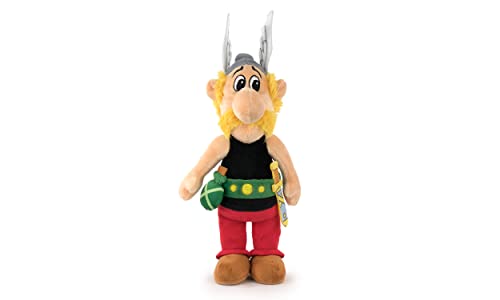 Barrado Peluche de los Personajes de Astérix - 30 Centímetros - Astérix, Obélix, Panorámix - Calidad Super Soft (Astérix)