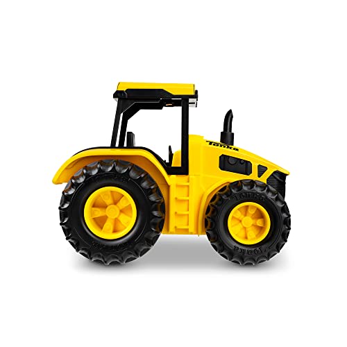 Basic Fun Tonka Steel Classics Tractor, 6222, Tractor Agrícola Juguete, Juego de Vehículo Agrícola para Niños, Niñas, Niños y Niños Pequeños, Tractor Duradero de Acero Laminado en Frío