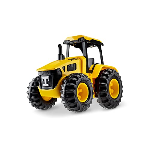 Basic Fun Tonka Steel Classics Tractor, 6222, Tractor Agrícola Juguete, Juego de Vehículo Agrícola para Niños, Niñas, Niños y Niños Pequeños, Tractor Duradero de Acero Laminado en Frío