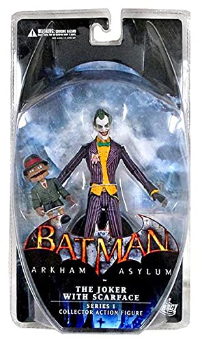 Batman Arkham Asylum Joker con Scarface Figura de acción