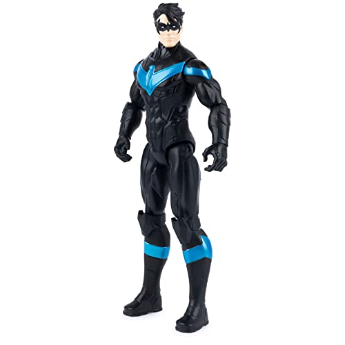 BATMAN - FIGURA BATMAN 30 CM DE NIGHTWING- DC COMICS - Muñeco Nightwing 30 cm Articulado - 6065139 - Superhéroes Juguetes niños 3 años +