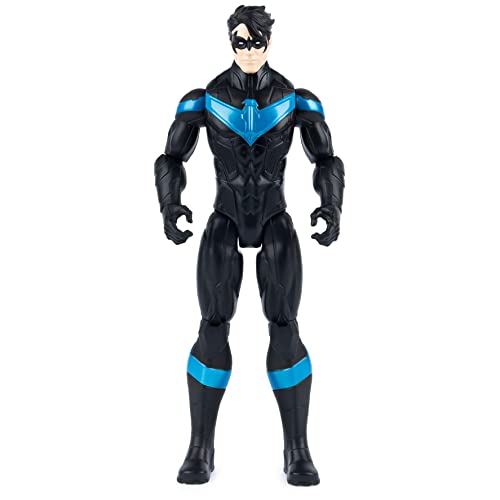 BATMAN - FIGURA BATMAN 30 CM DE NIGHTWING- DC COMICS - Muñeco Nightwing 30 cm Articulado - 6065139 - Superhéroes Juguetes niños 3 años +