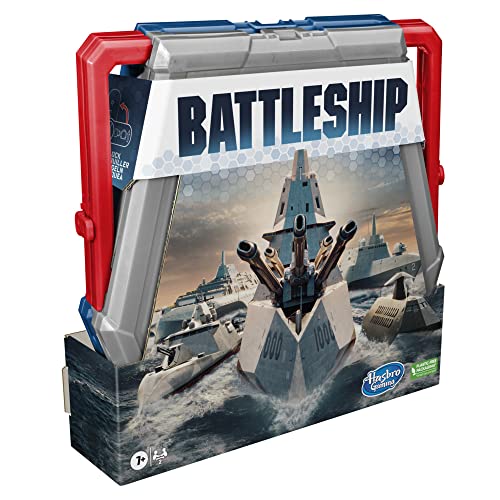 BATTLESHIP Classic Board Game Full Sized (EN;FR;DE;ES;PT;IT;NL;DK;FI;GR;PL;TR;CZ;SK;RO;RU;BG;HR;LT) & Hasbro Gaming Jenga Classic, Children's Game That Promotes The Speed of Reaction, from 6 Years