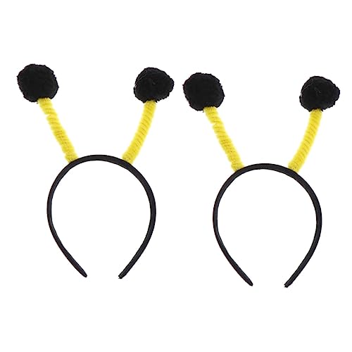 Beavorty 8 Piezas Venda Diadema De Antena Diadema De Error De Antena Diadema De Insectos Bopper De Antena Diadema Marciana Aro De Pelo De Antena De Hormiga Abeja Niño Osciloscopio