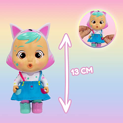 BEBÉS LLORONES LÁGRIMAS MÁGICAS Storyland Dress Me Up - Muñeca Sorpresa coleccionable que Llora de verdad con Ropa a vestir y 7 Accesorios, Juguete para niñas y niños +3 Años