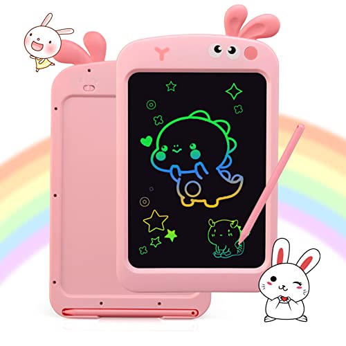 BelleStyle Juguetes Niña 2 Años, Tableta de Escritura LCD 8,5 Pulgadas, Tablero de Dibujo Electrónico, Pizarra Magica Infantil Juegos Educativos Regalo Cumpleaños para Niños 3 4 5 6 7 8 Años - Rosa