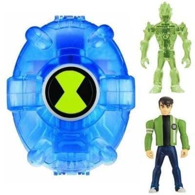 Ben 10 - 27641 - Alien Force - Mini Cámara de Creación Alienígena - Azul - con Mini Figuras Ben y Fangoso Transparento